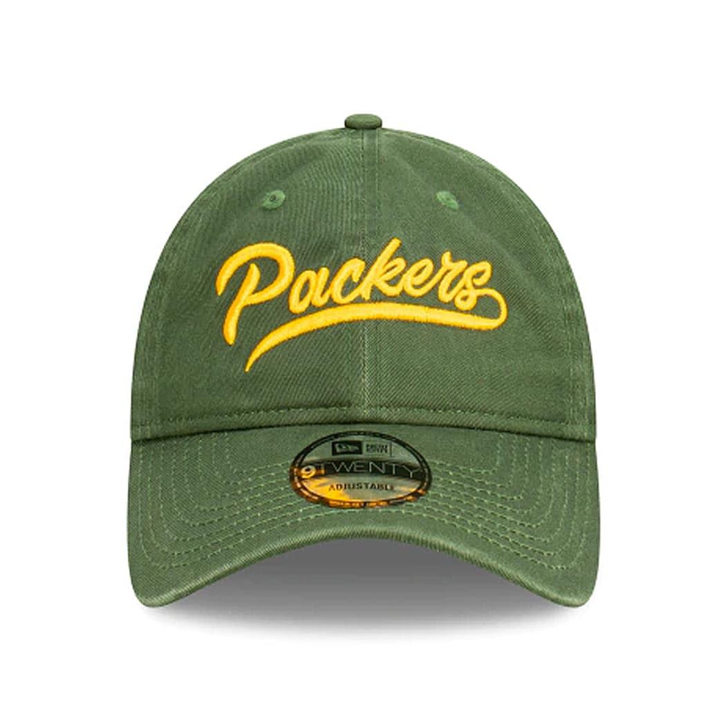 New Era Caps Green Bay Packers New Era NFL Tail Sweep 9TWENTY Curve Hat - Green
