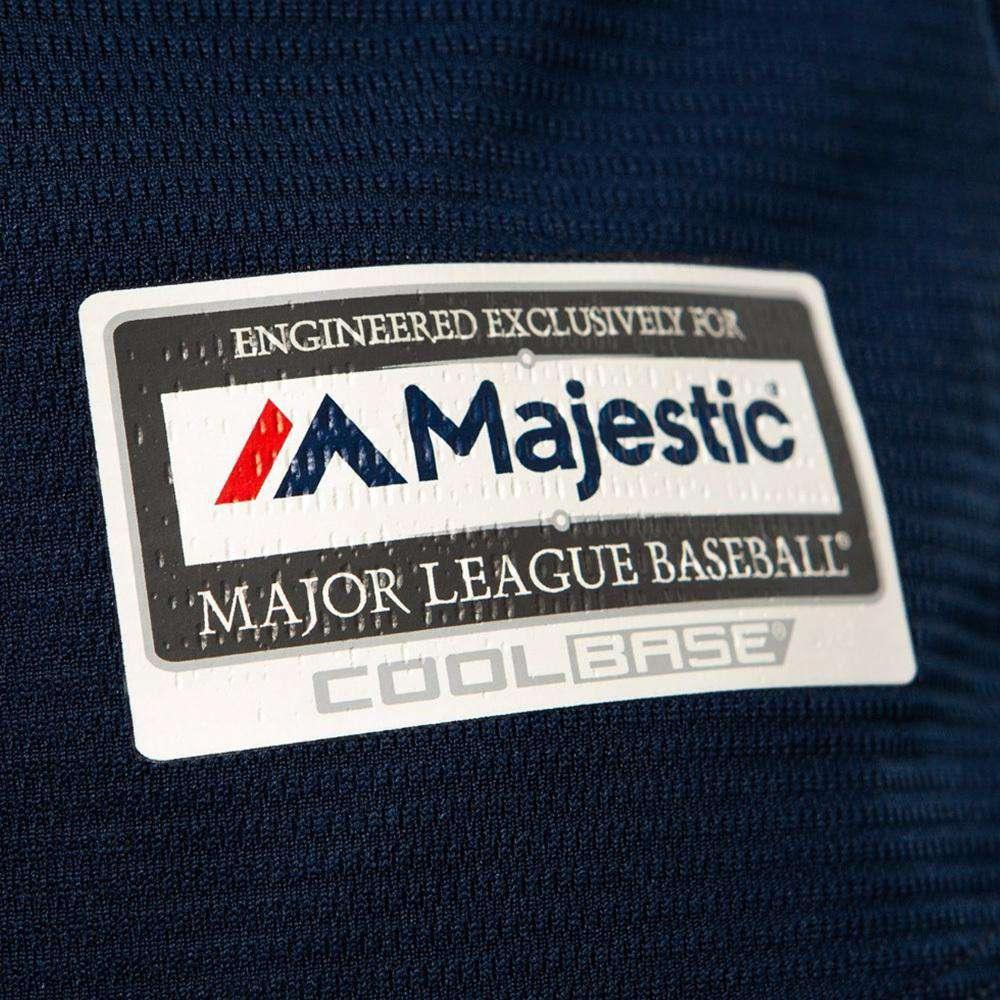 Majestic Athletic Jerseys Houston Astros Majestic MLB AC Cool Base Replica Jersey - Navy