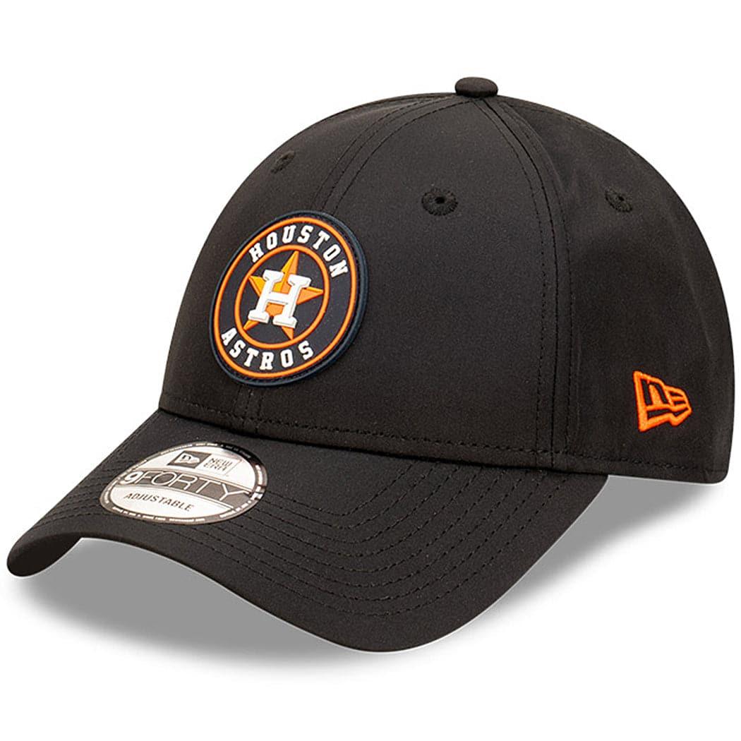 New Era Caps Houston Astros New Era MLB Team Circle Prolite 9FORTY Snapback Hat - Black