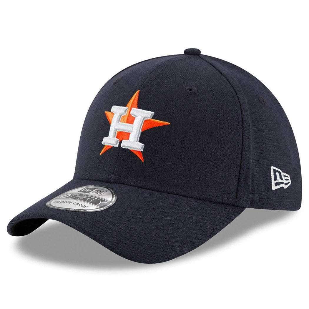 New Era Caps Houston Astros New Era MLB Team Classic 39THIRTY Curve Hat - Navy