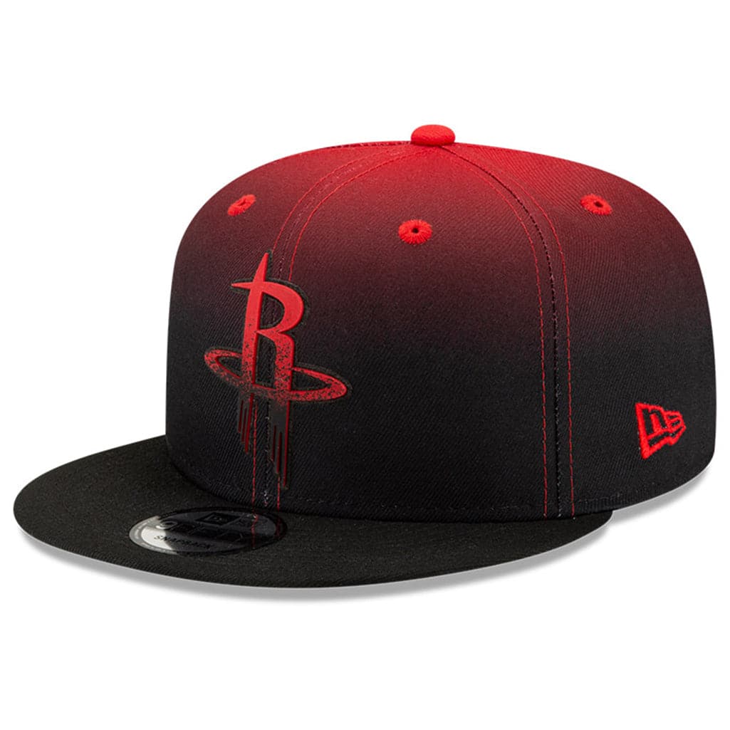New Era Caps Houston Rockets New Era NBA 2021 Back Half 9FIFTY Snapback Hat - Red