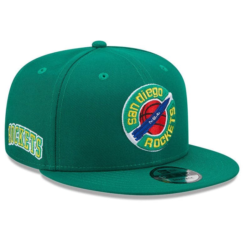 New Era Caps Houston Rockets New Era NBA 22-23 Classic Edition Alt 9FIFTY Snapback Hat - Green