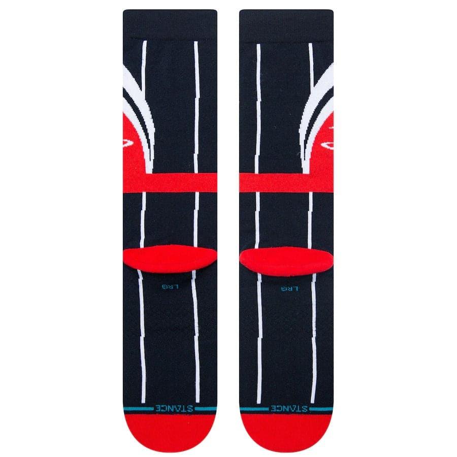 Stance Socks Large (9-12 US) Houston Rockets Stance NBA 22-23 City Edition Crew Socks - Navy