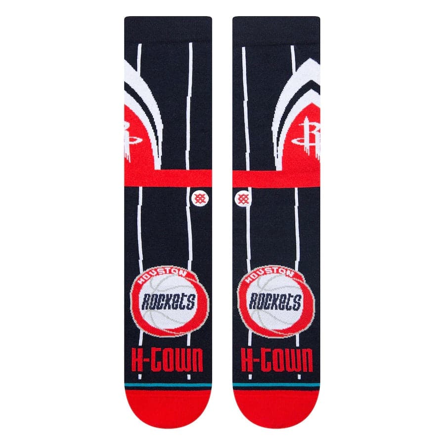 Stance Socks Large (9-12 US) Houston Rockets Stance NBA 22-23 City Edition Crew Socks - Navy