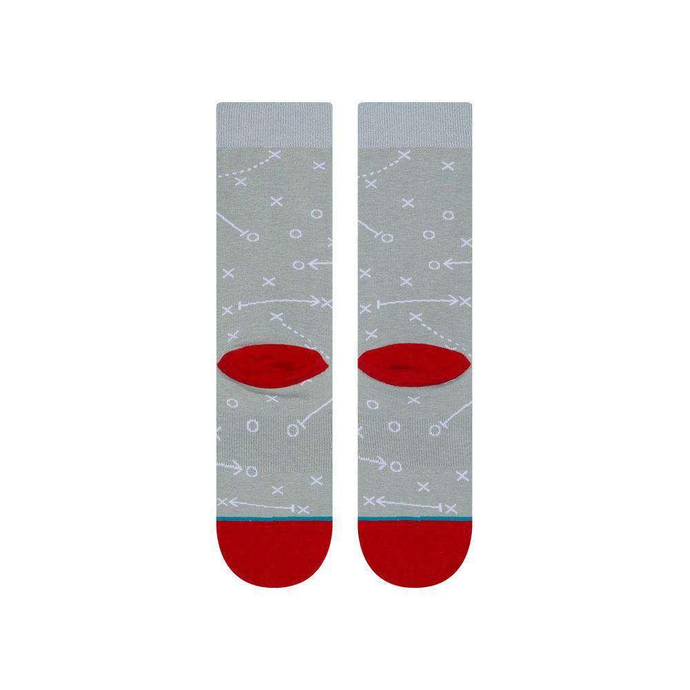 Stance Socks Houston Rockets Stance NBA Playbook Crew Socks - Grey
