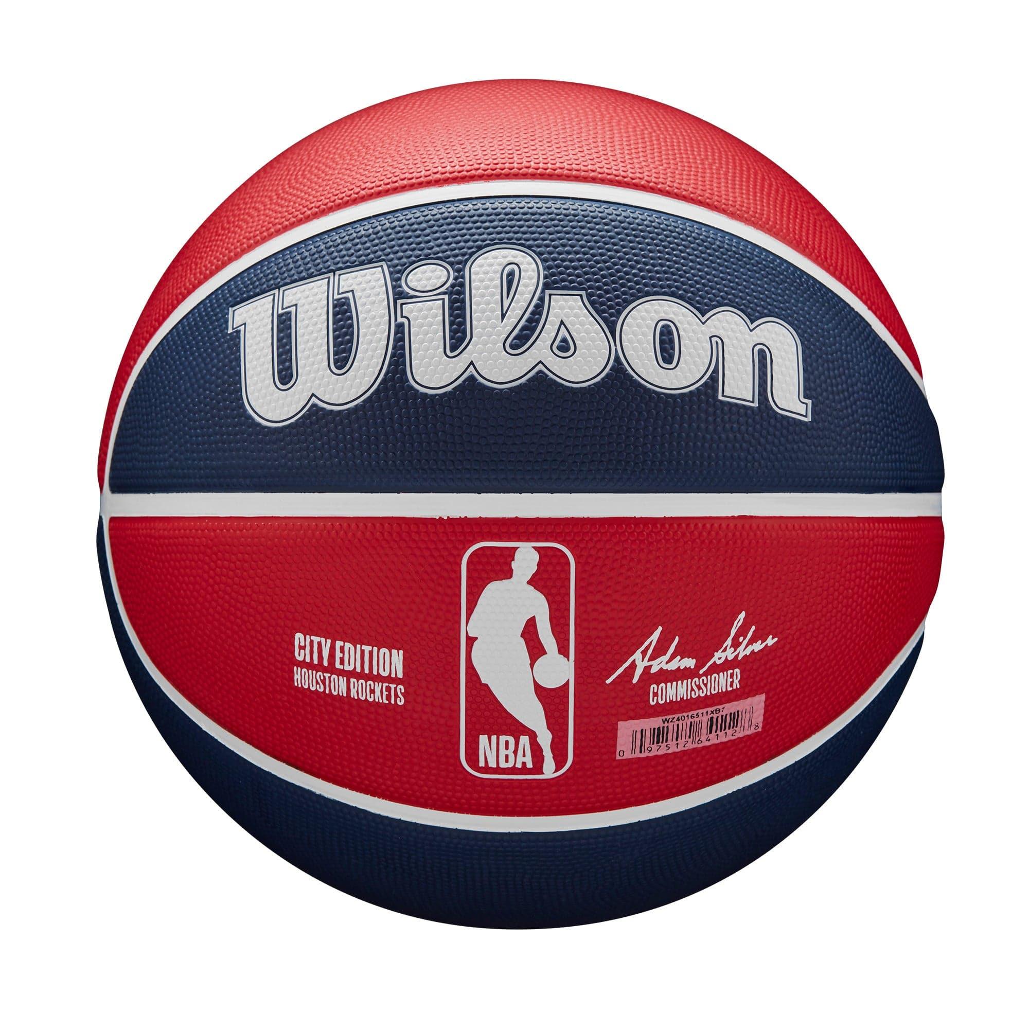 Wilson Sporting Goods Balls Houston Rockets Wilson NBA 22-23 City Edition All Surface Basketball Ball