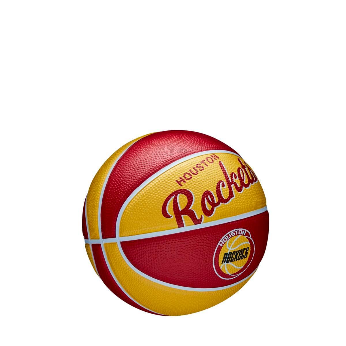 Wilson Sporting Goods Balls Houston Rockets Wilson NBA Team Retro Mini Outdoor Basketball Ball