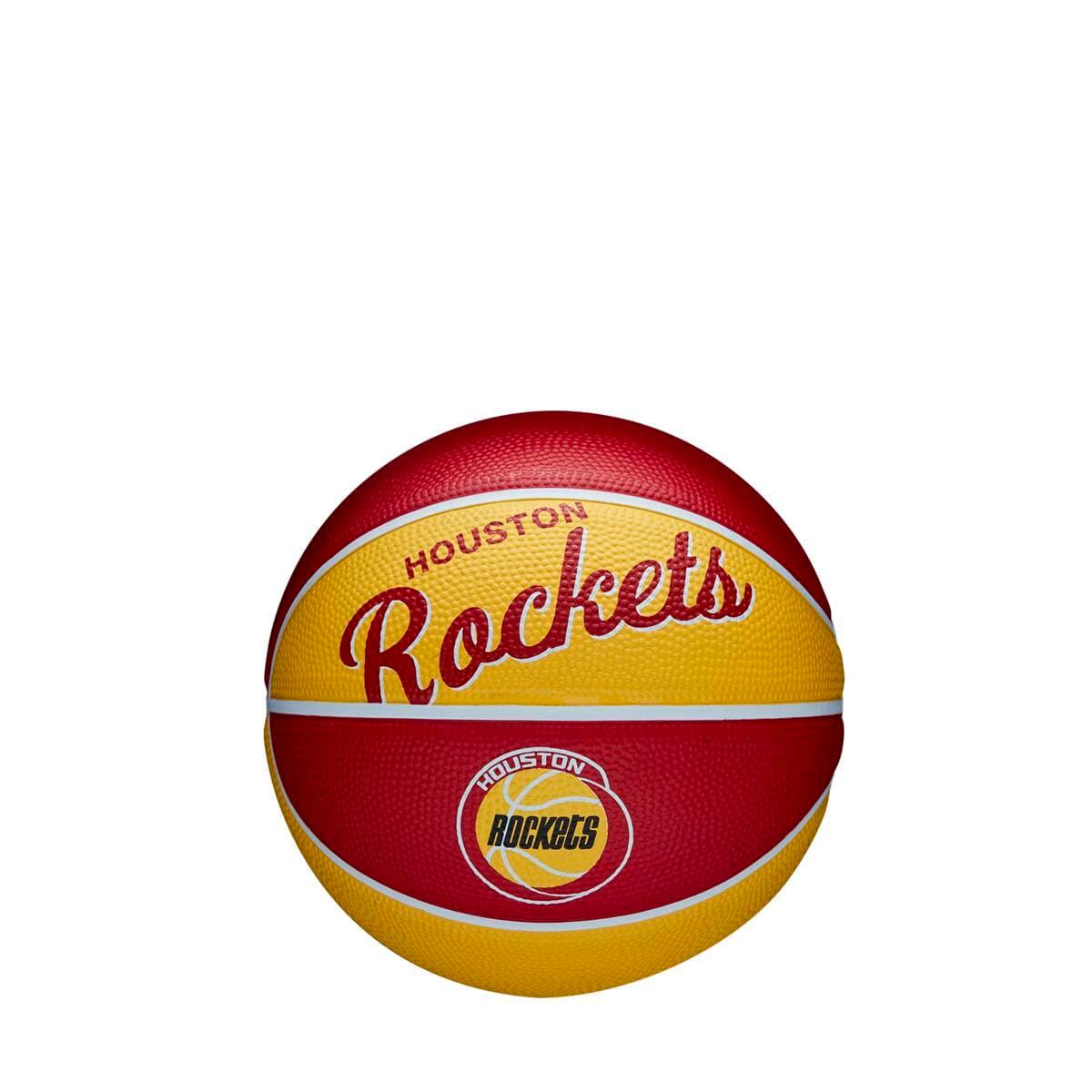 Wilson Sporting Goods Balls Houston Rockets Wilson NBA Team Retro Mini Outdoor Basketball Ball