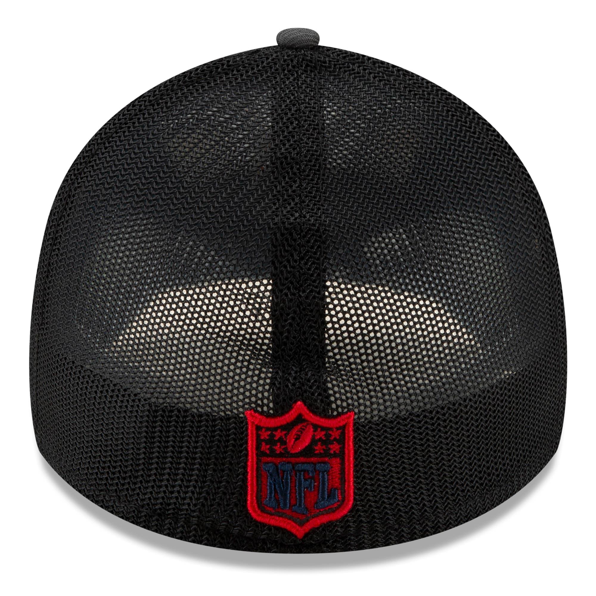 New Era Caps Houston Texans New Era 2021 NFL Draft 39THIRTY Flex Fit Curve Hat - Graphite