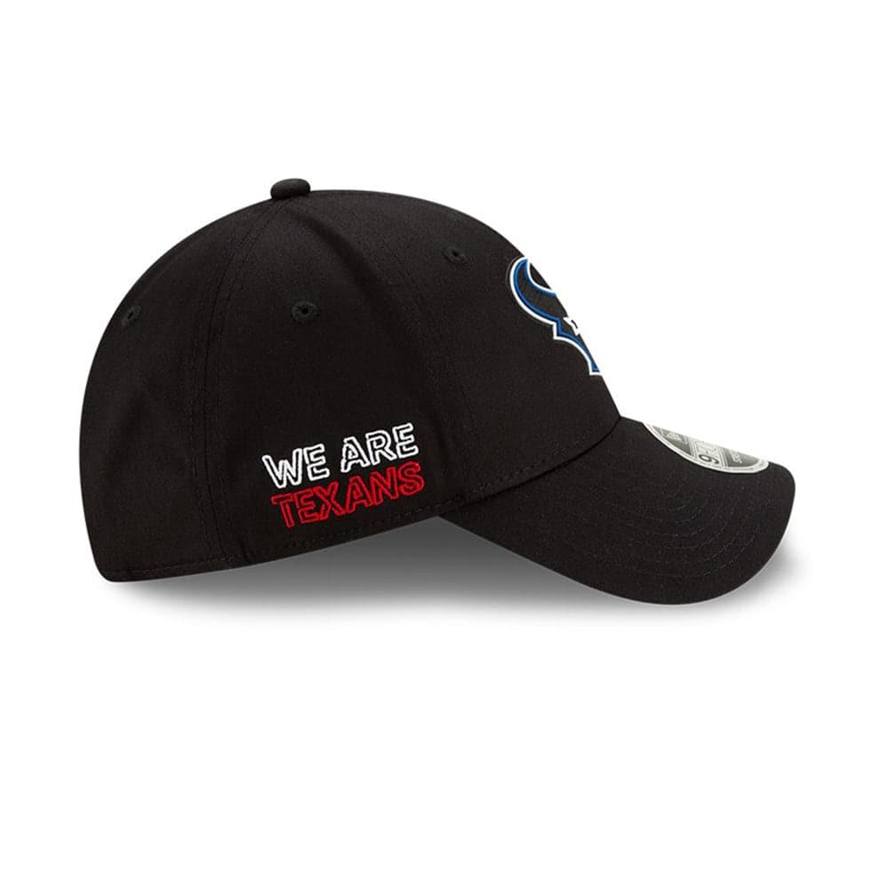 New Era Caps Houston Texans New Era NFL 2020 Draft 9FORTY Stretch Snapback Curve Hat - Black
