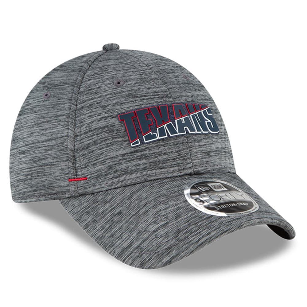 New Era Caps Houston Texans New Era NFL 2020 Summer Sideline 9FORTY Snapback Curve Hat - Heather