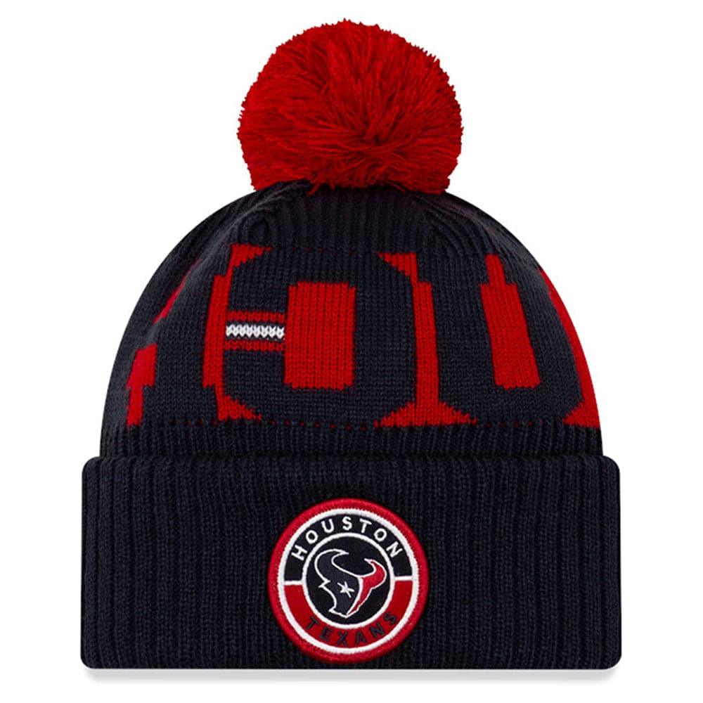 New Era Beanies Houston Texans New Era NFL 2020 Team Sideline Knit Beanie - Navy