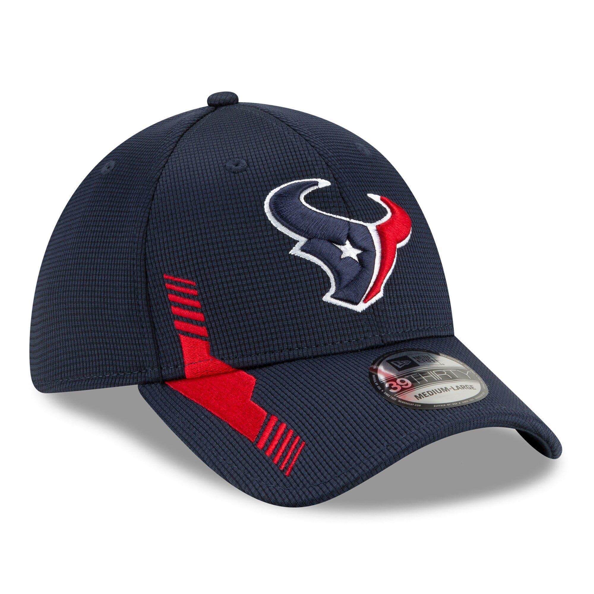 New Era Caps Houston Texans New Era NFL 2021 Sideline Home 39THIRTY Flex Fit Hat - Navy