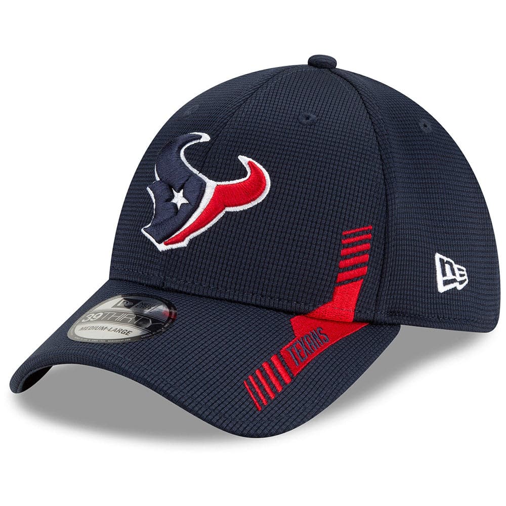 New Era Caps Houston Texans New Era NFL 2021 Sideline Home 39THIRTY Flex Fit Hat - Navy
