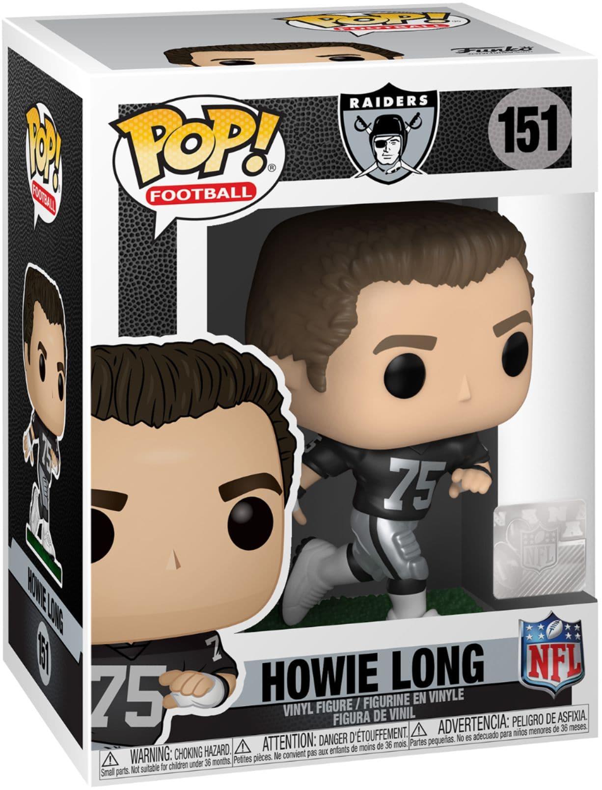 Funko Figures Howie Long Las Vegas Raiders Funko NFL Legends Pop Vinyl 3.75" Figure -