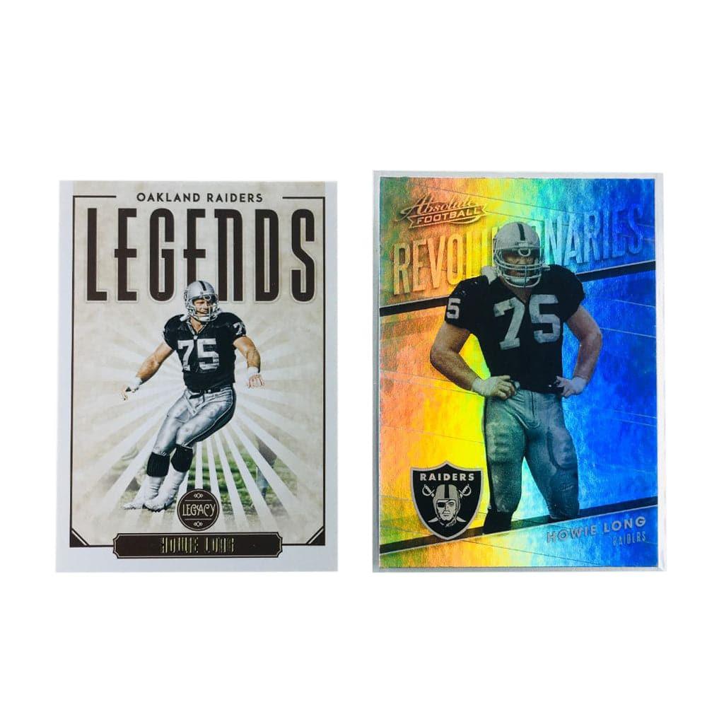 Panini Cards Howie Long Las Vegas Raiders Panini NFL 2 Card Insert Set