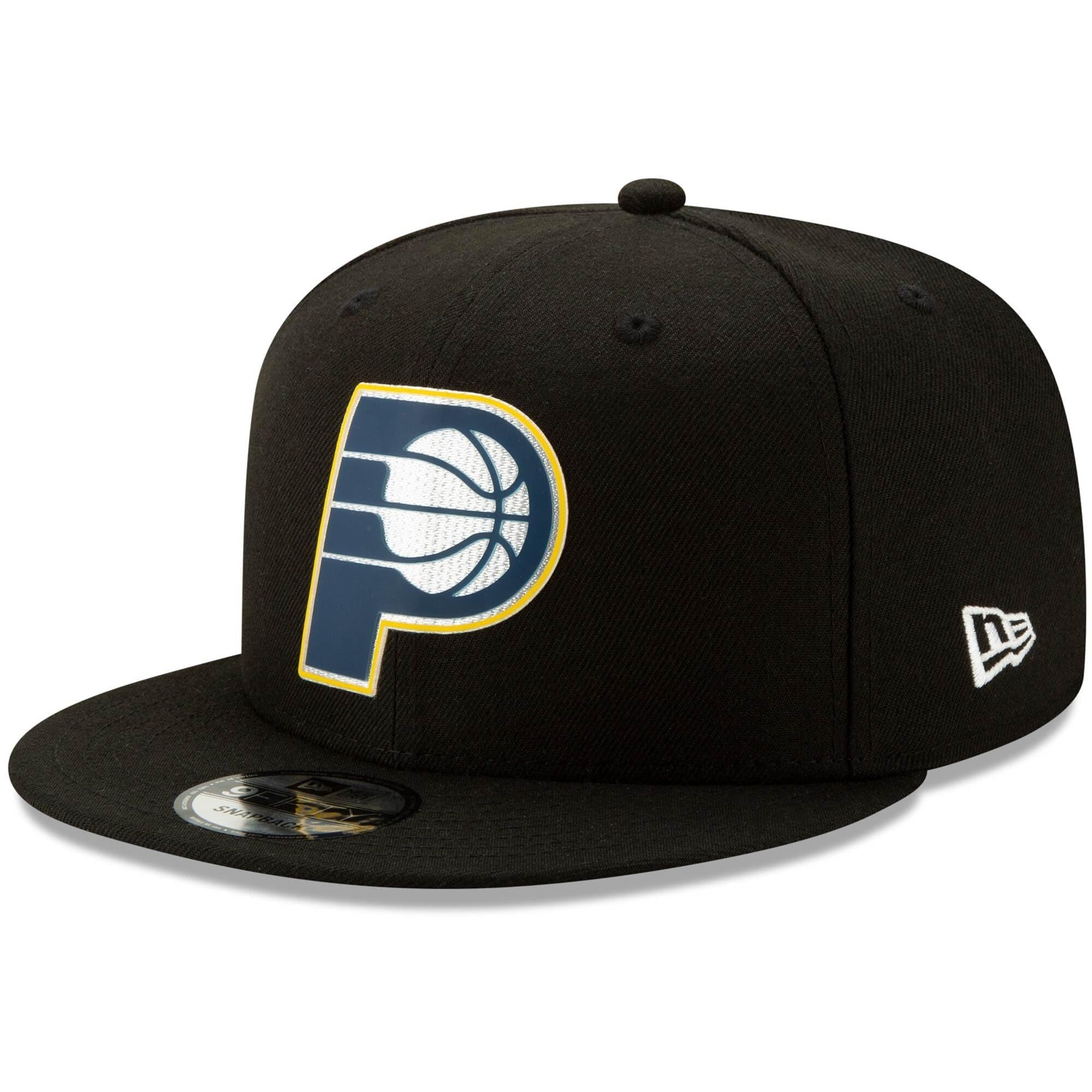 New Era Caps Indiana Pacers New Era NBA 2020 Back Half 9FIFTY Snapback Hat - Black