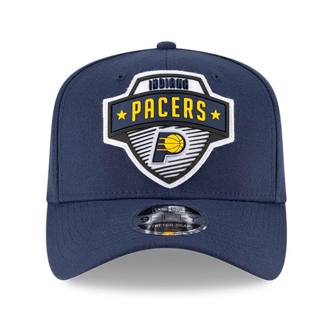 New Era Caps Indiana Pacers New Era NBA 2020 Tip-Off 9FIFTY Stretch-Snap Curve Hat - Navy