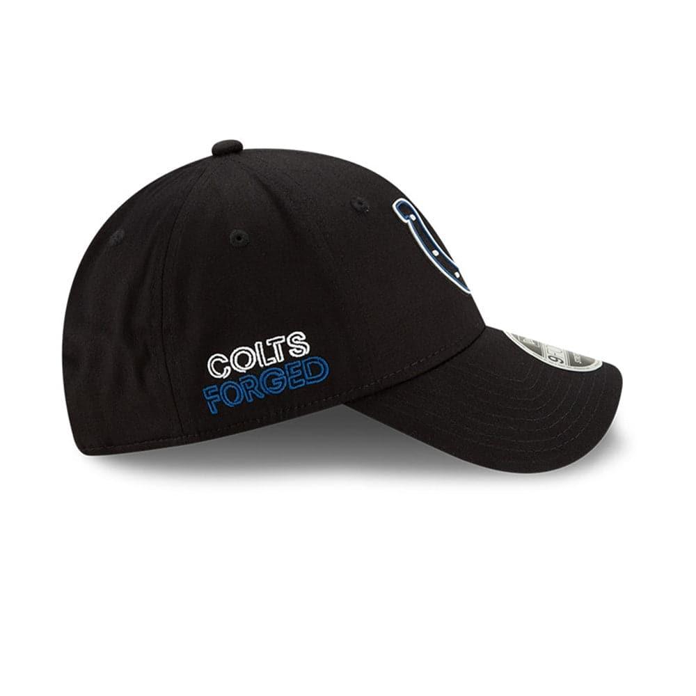 New Era Caps Indianapolis Colts New Era NFL 2020 Draft 9FORTY Stretch Snapback Curve Hat - Black