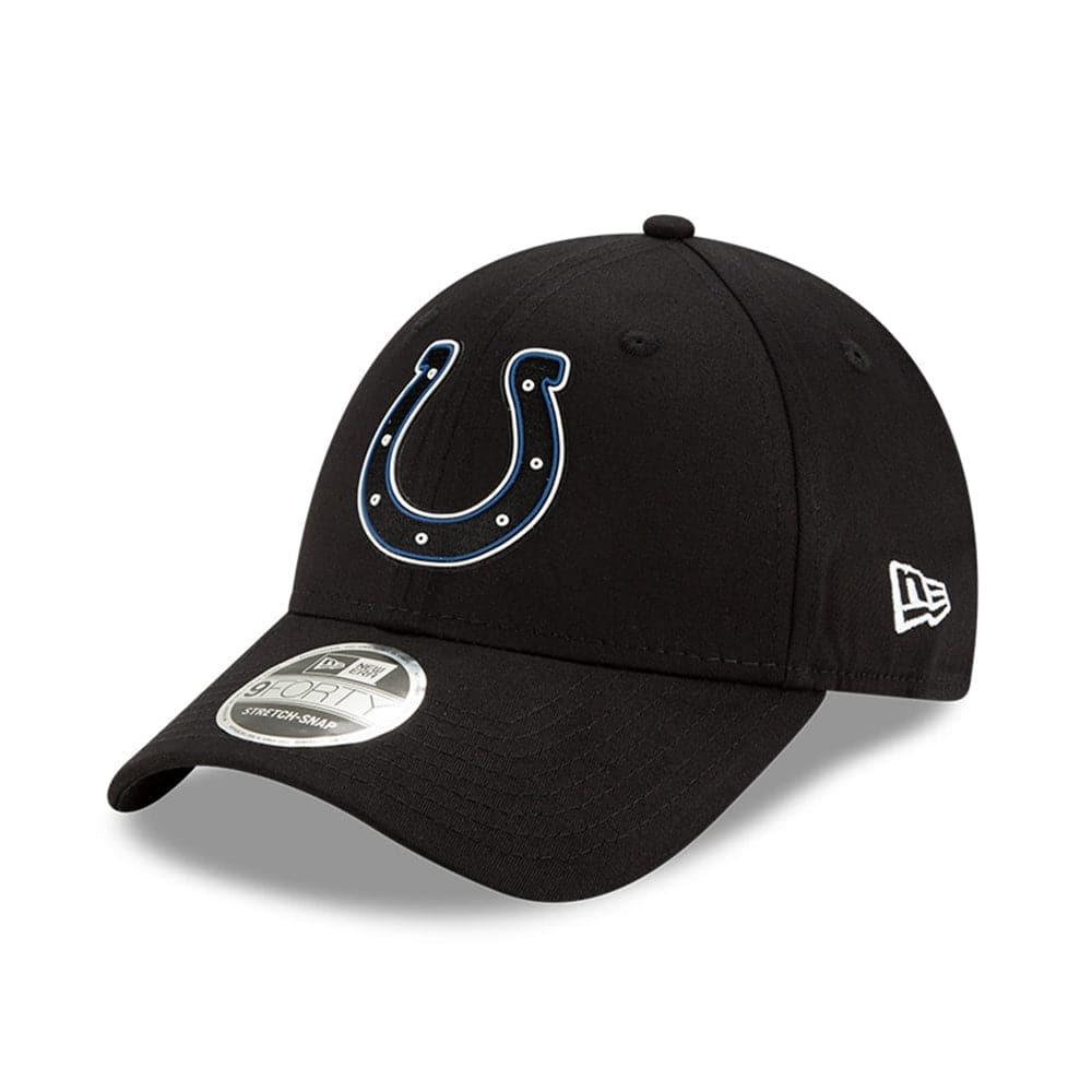 New Era Caps Indianapolis Colts New Era NFL 2020 Draft 9FORTY Stretch Snapback Curve Hat - Black