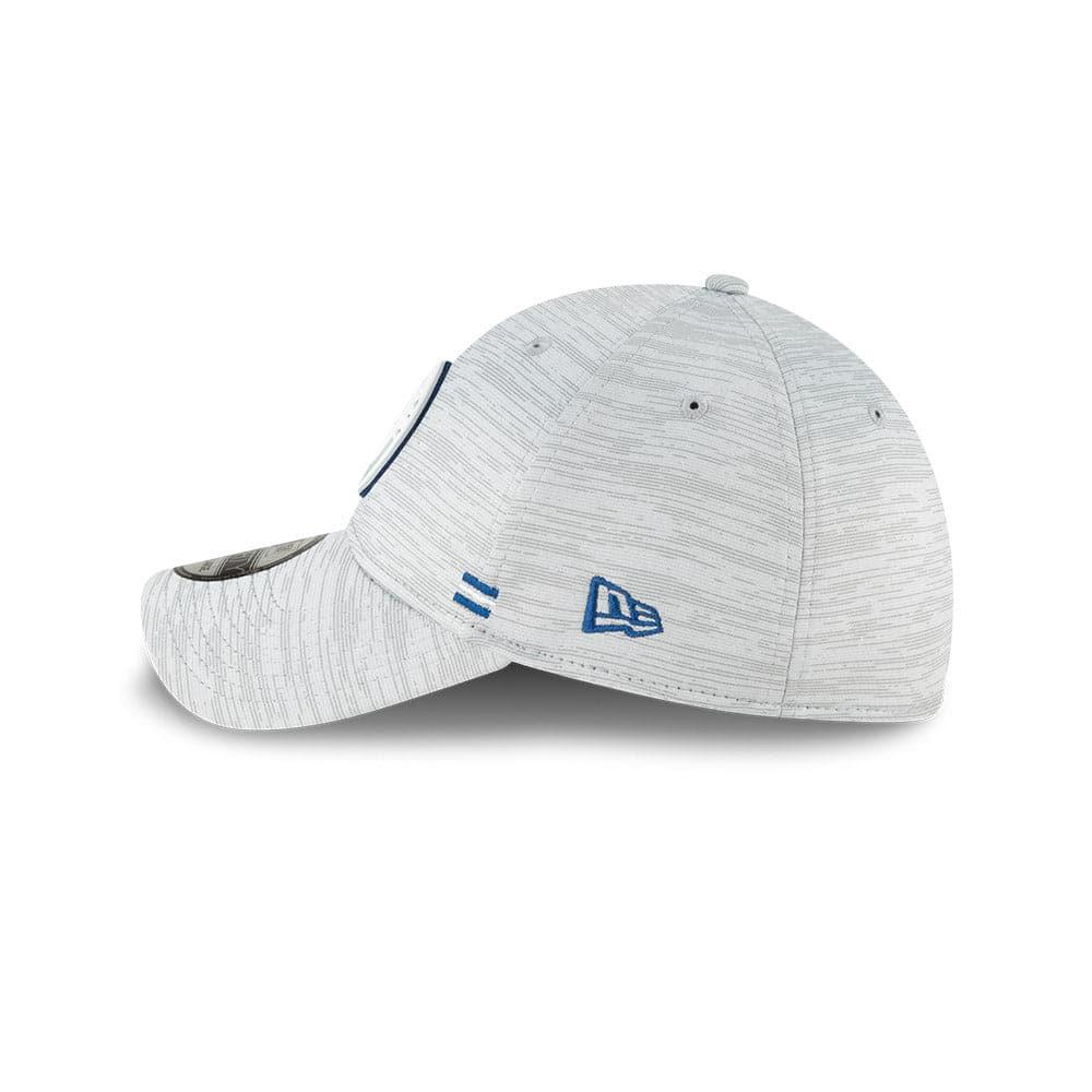 New Era Caps Indianapolis Colts New Era NFL 2020 Sideline 39THIRTY Flex Fit Curve Hat - Grey