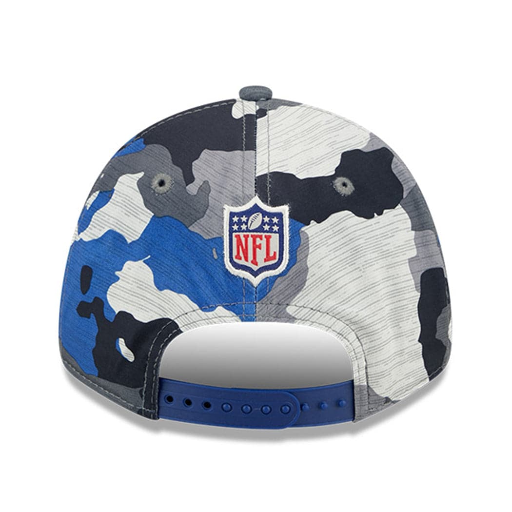 New Era Caps Indianapolis Colts New Era NFL 22 Training Camp 9FORTY Stretch Snap Hat - Camo
