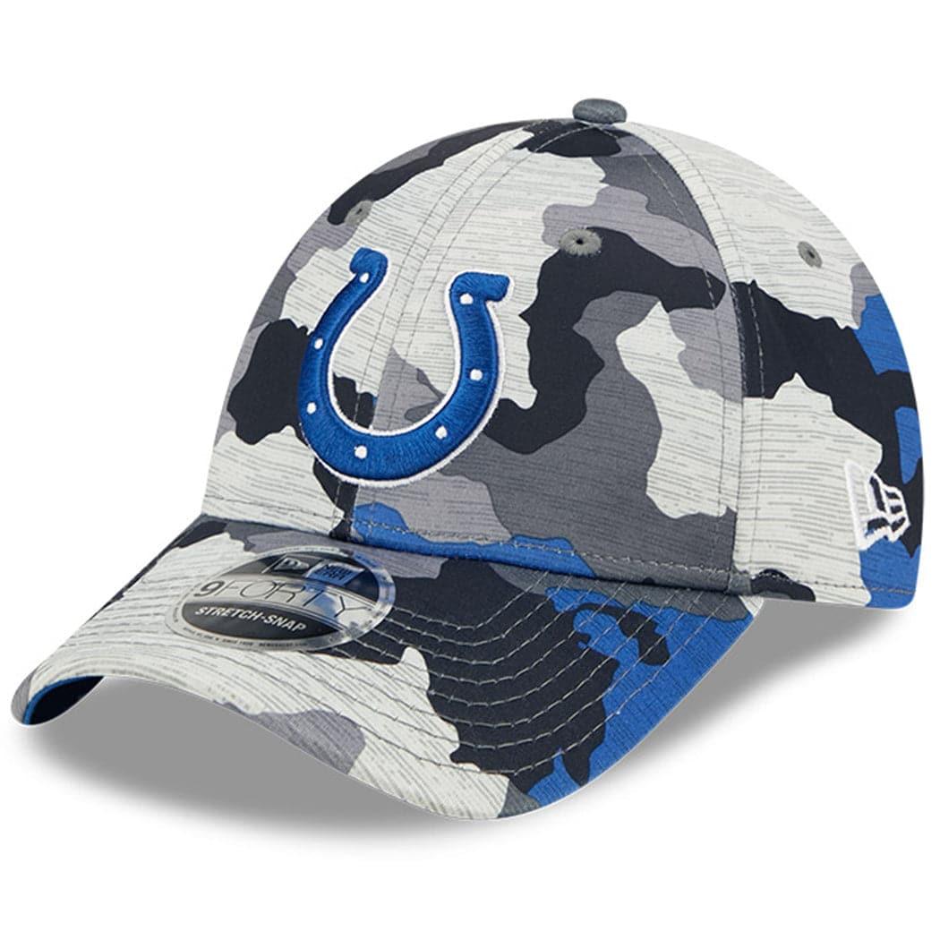 New Era Caps Indianapolis Colts New Era NFL 22 Training Camp 9FORTY Stretch Snap Hat - Camo