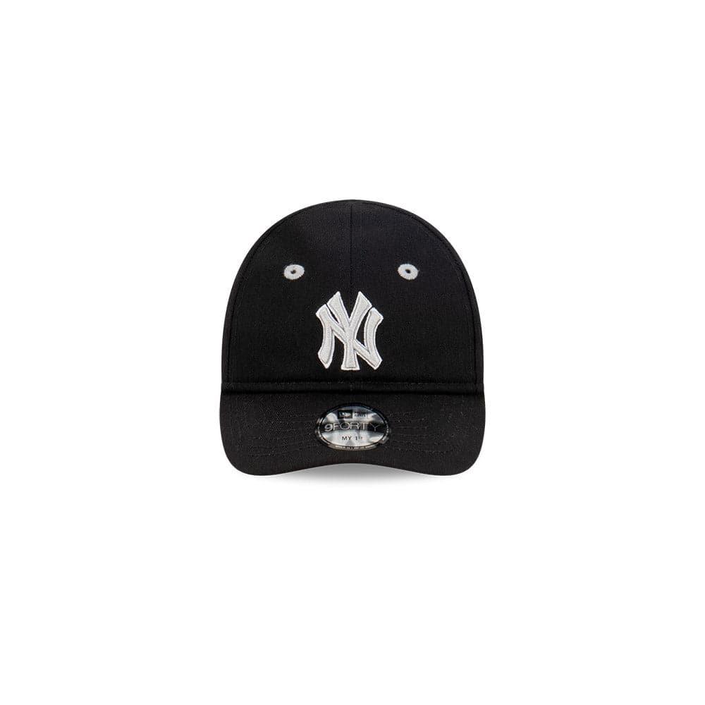New Era Caps Infants Infants New York Yankees New Era MLB Tonal Grey My 1st 9FORTY Hat - Black