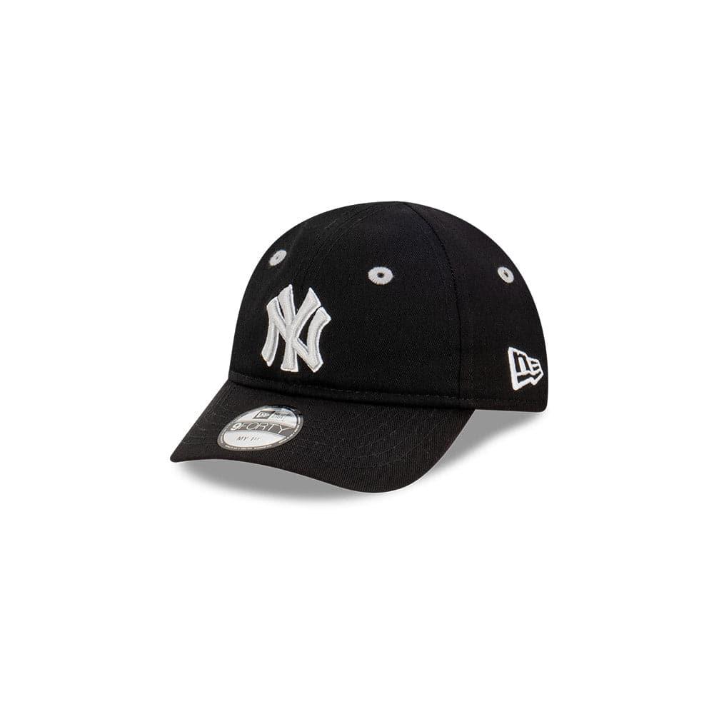 New Era Caps Infants Infants New York Yankees New Era MLB Tonal Grey My 1st 9FORTY Hat - Black