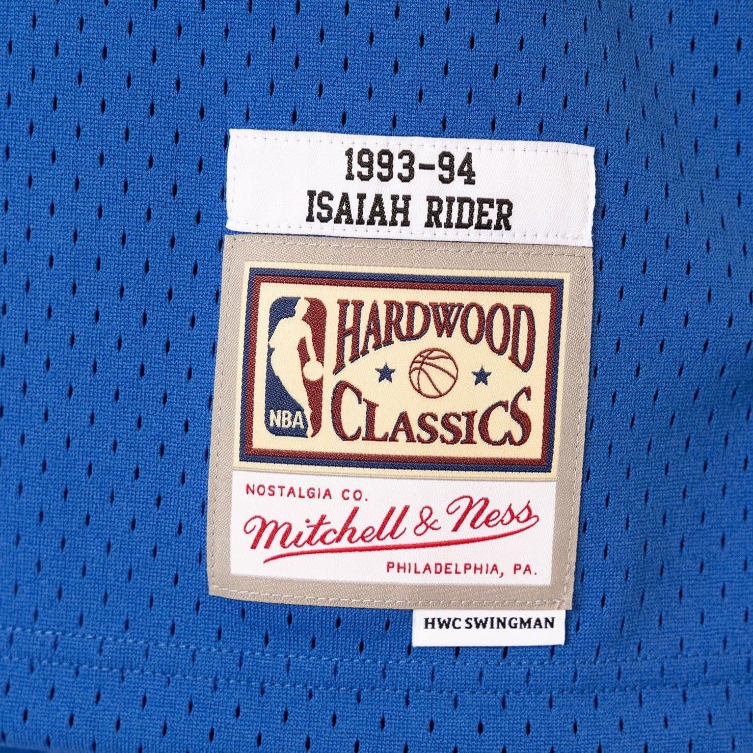 Mitchell And Ness Jerseys Isaiah Rider Minnesota Timberwolves Mitchell & Ness NBA Swingman Jersey 93-94 - Blue
