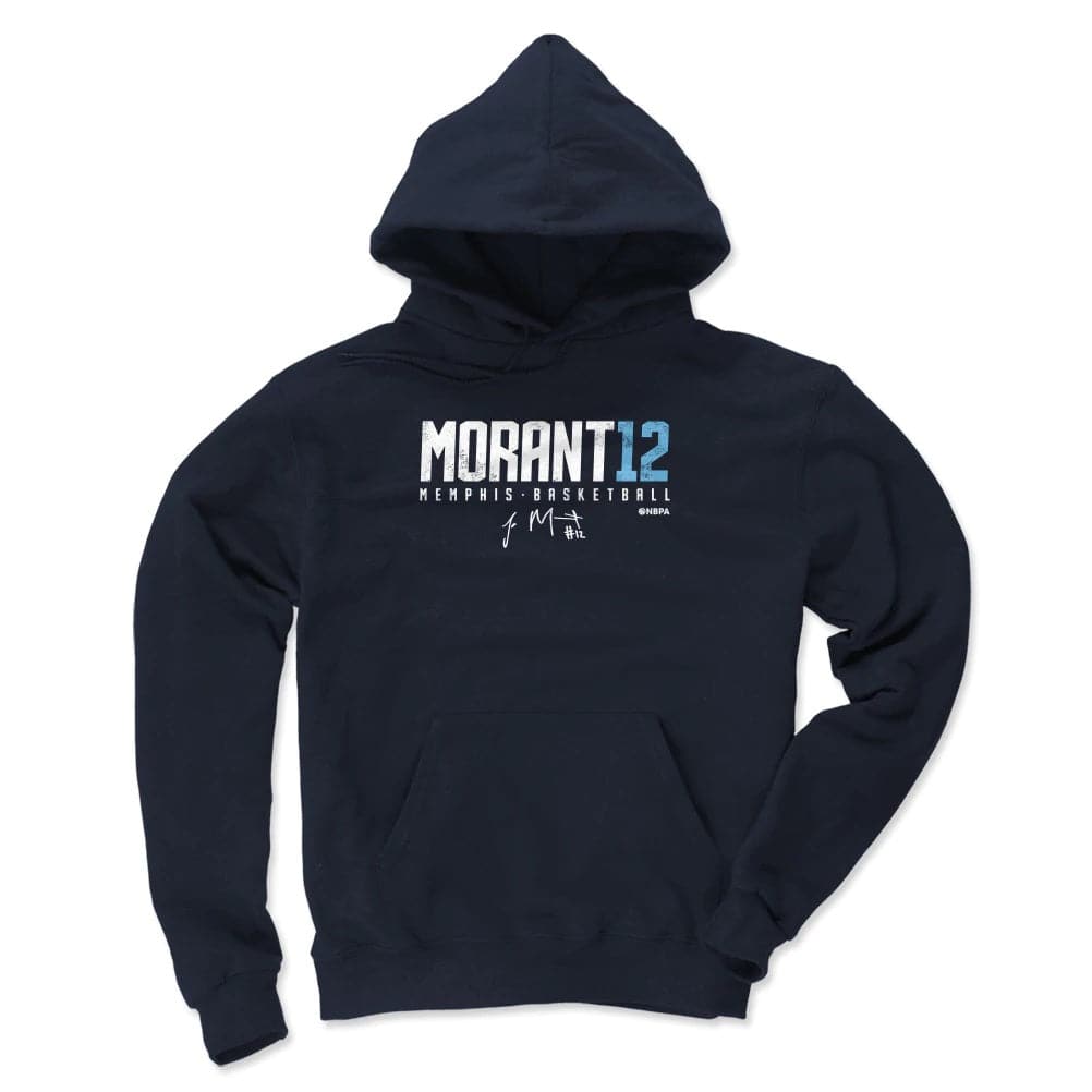 500 Level Jumpers Ja Morant Memphis Grizzlies 500 Level NBA Elite Hoodie Jumper - Navy