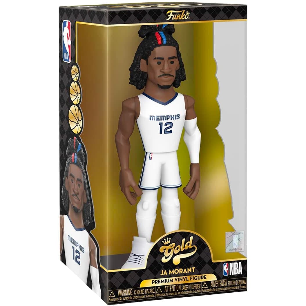 Funko Figures Ja Morant Memphis Grizzlies Funko NBA 12" Vinyl Gold Figure