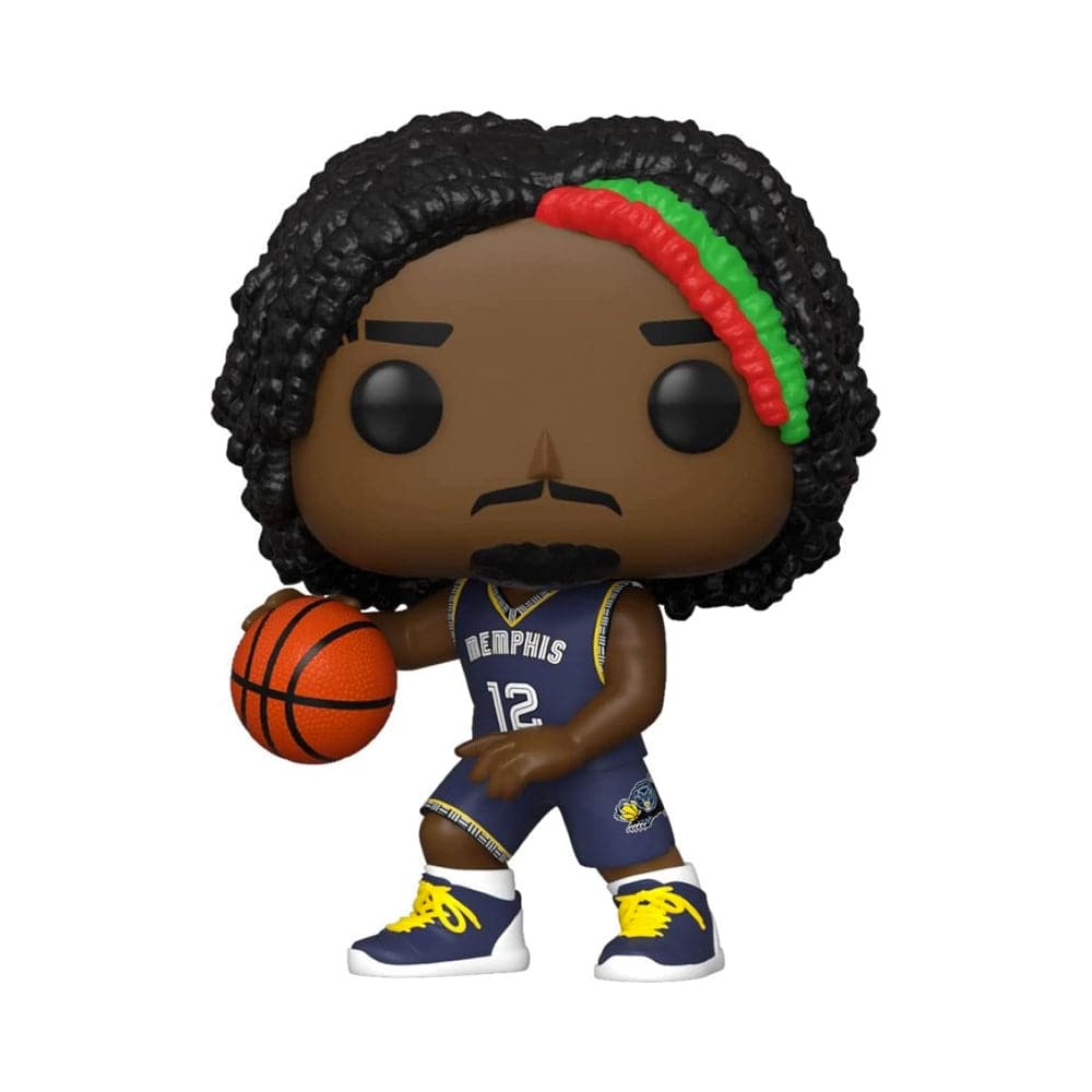 Funko Figures Ja Morant Memphis Grizzlies Funko NBA 21-22 City Edition Pop Figure - Navy
