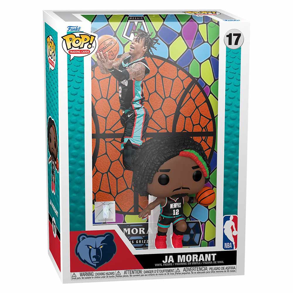 Funko Figures Ja Morant Memphis Grizzlies Funko NBA Mosaic Trading Card Pop Figure