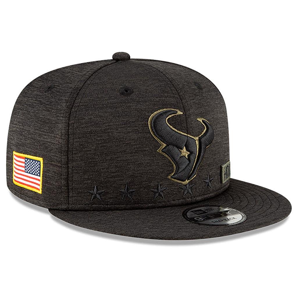 New Era Caps Jacksonville Jaguars New Era NFL 2020 Salute To Service 9FIFTY Snapback Hat - Black