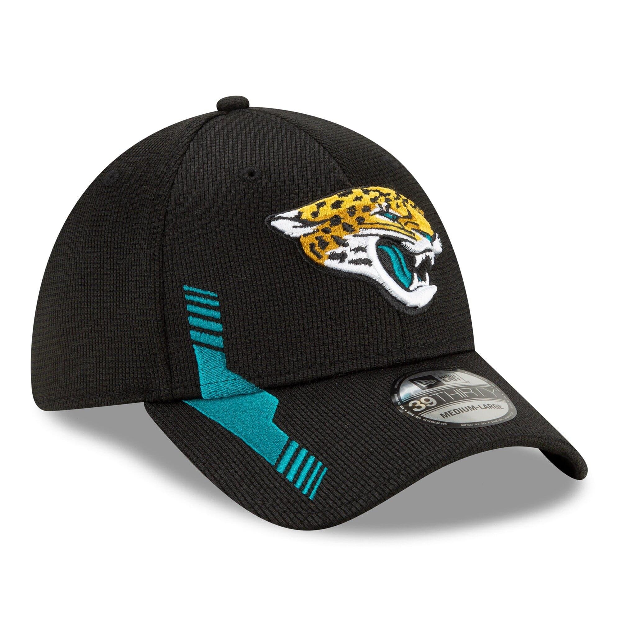 New Era Caps Jacksonville Jaguars New Era NFL 2021 Sideline Home 39THIRTY Flex Fit Hat - Black