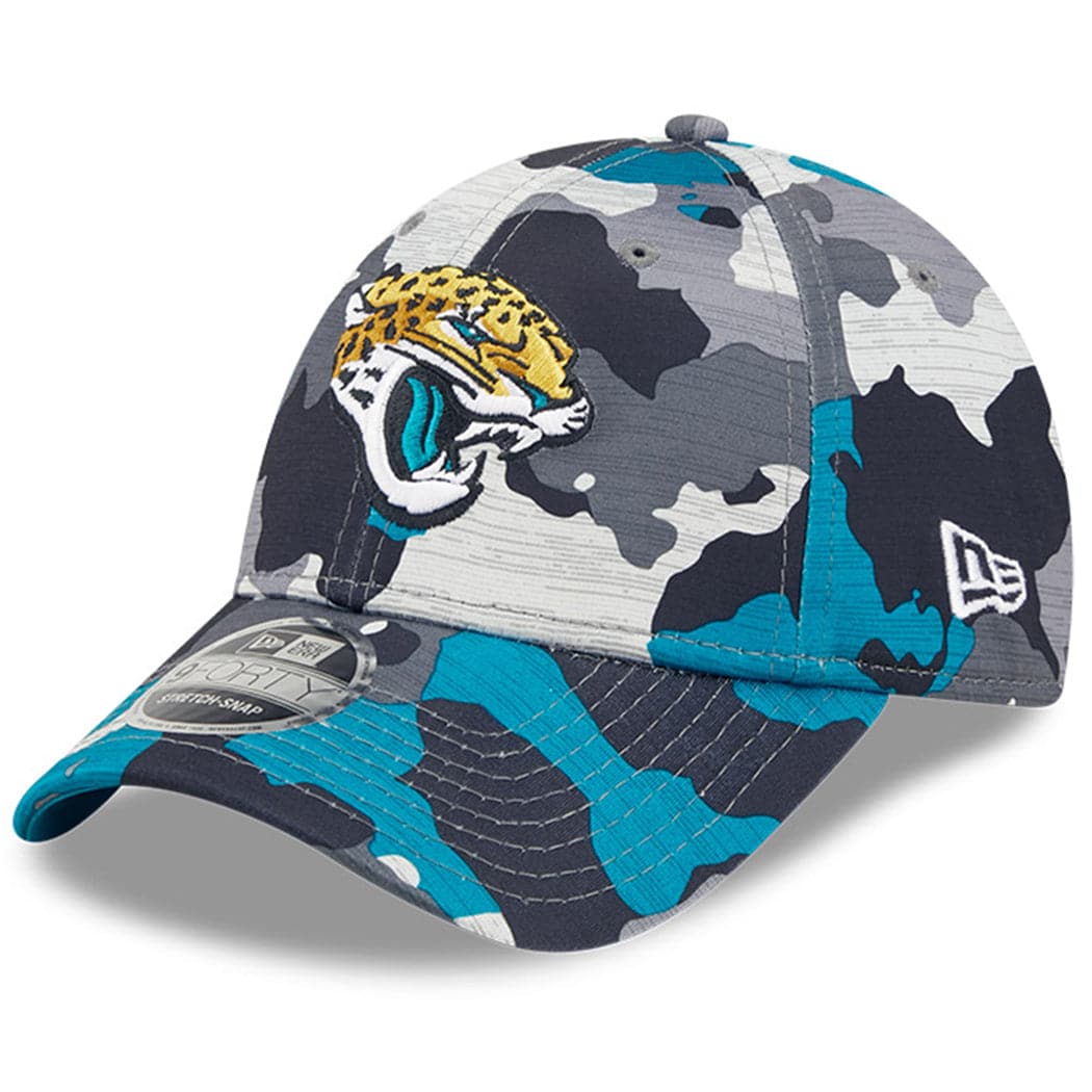 New Era Caps Jacksonville Jaguars New Era NFL 22 Training Camp 9FORTY Stretch Snap Hat - Camo