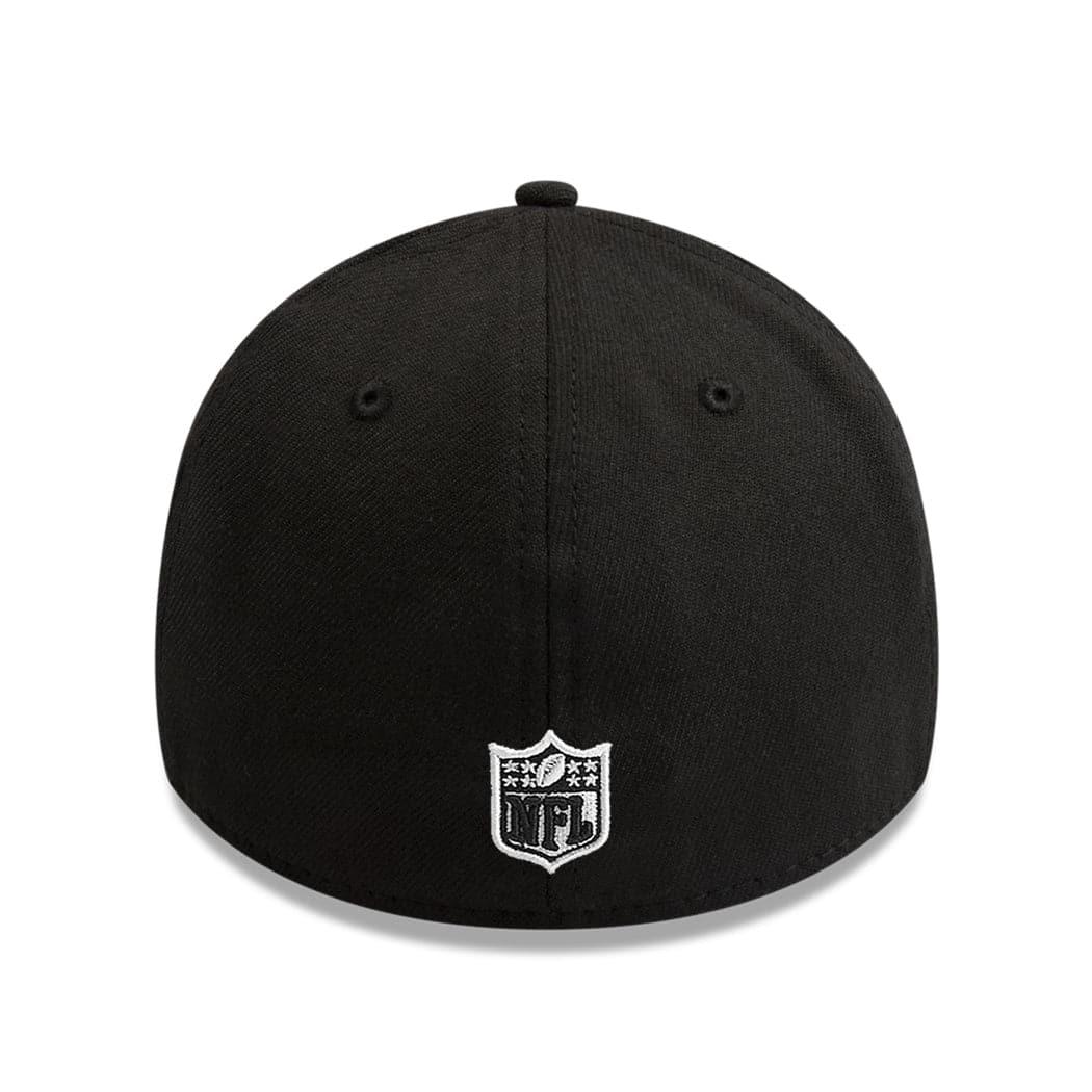 New Era Caps Jacksonville Jaguars New Era NFL Team 39THIRTY Flex Fit Curve Hat - Black