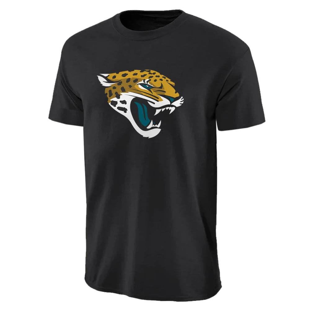 NFL Team Apparel T-Shirts Jacksonville Jaguars NFL Team Apparel Prism Logo T-Shirt - Black