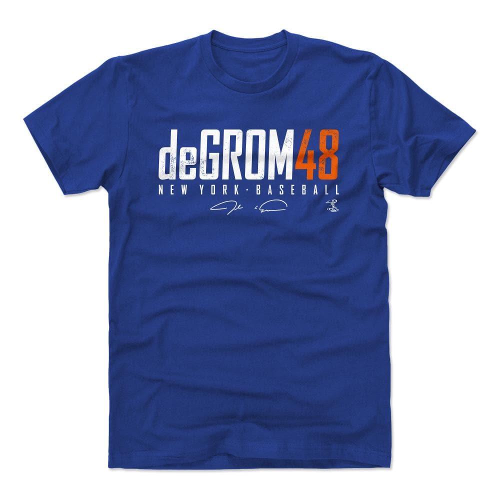 500 Level T-Shirts Jacob deGrom New York Mets 500 Level MLB Elite T-Shirt - Blue