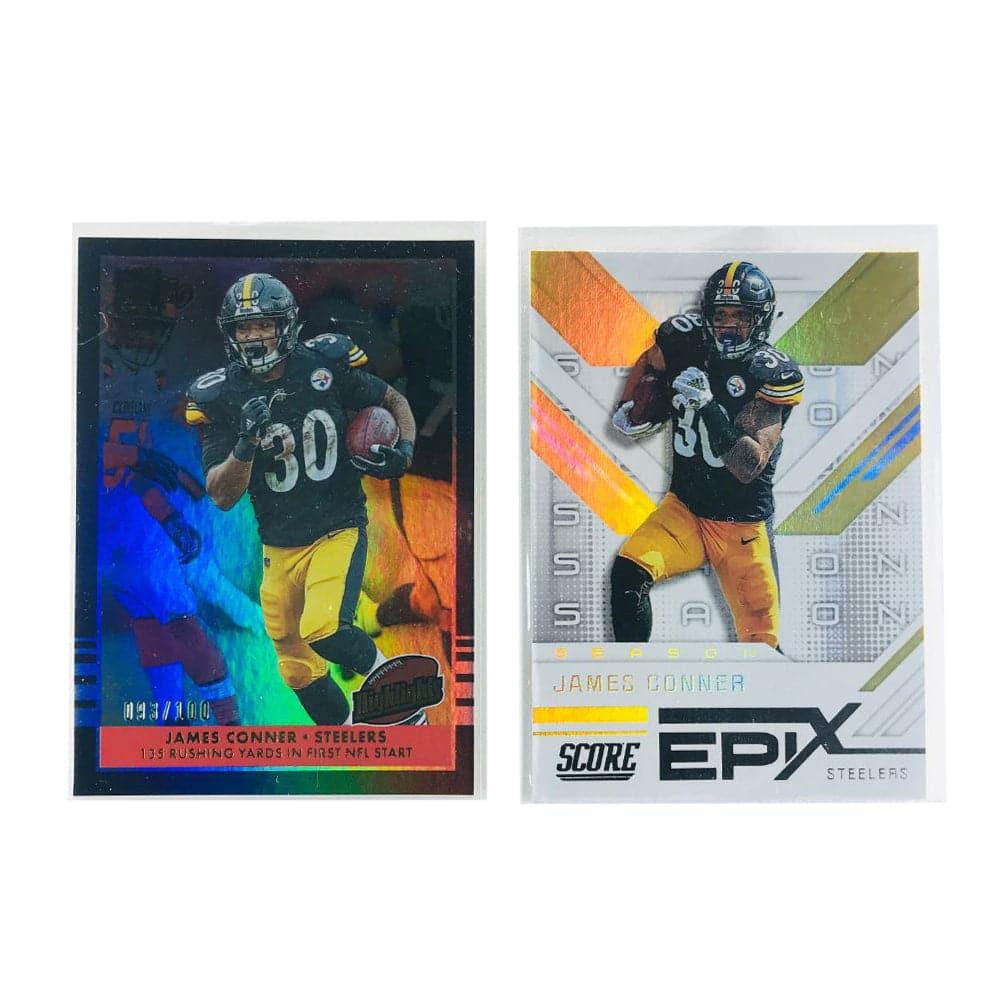Panini Cards James Conner Pittsburgh Steelers 2019 Panini NFL 2 Card Insert Set
