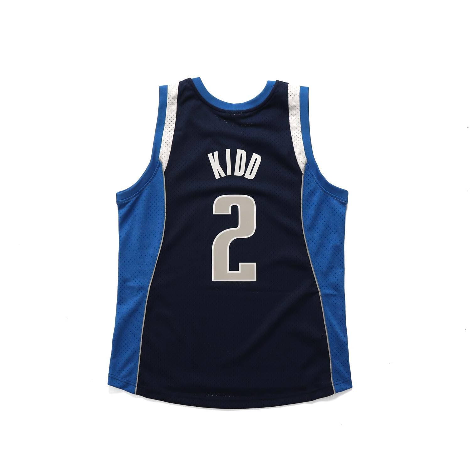 Mitchell And Ness Jerseys Jason Kidd Dallas Mavericks Mitchell & Ness NBA 11-12 Away Swingman Jersey - Navy