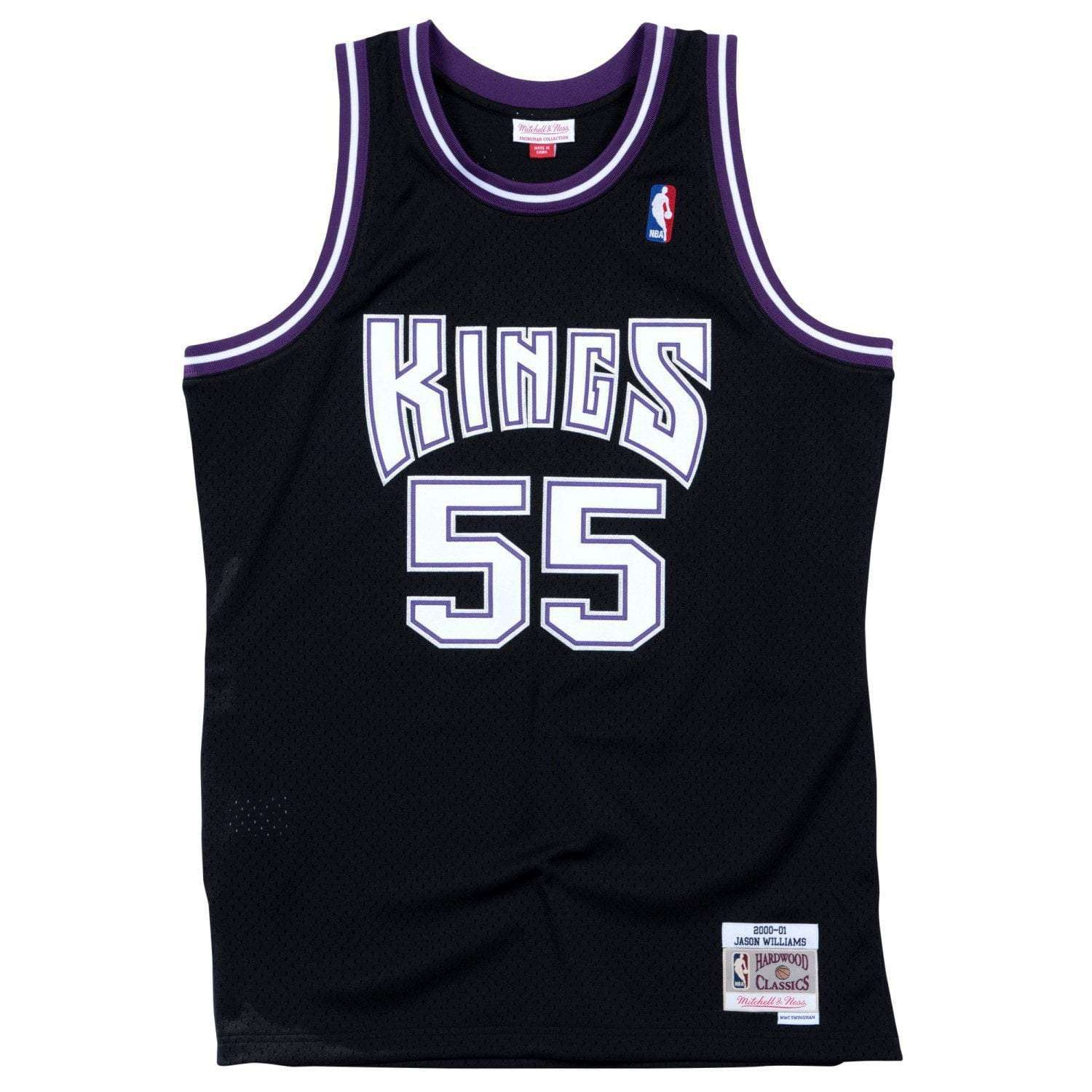 Mitchell And Ness Jerseys Jason Williams Sacramento Kings Mitchell & Ness NBA 00-01 Swingman Jersey - Black