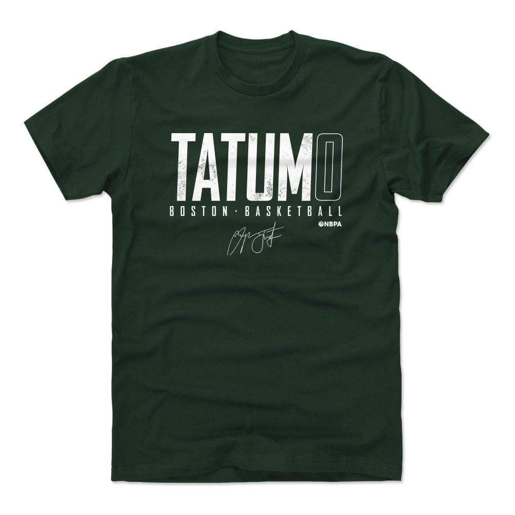 500 Level T-Shirts Jayson Tatum Boston Celtics 500 Level NBA Elite T-Shirt - Dark Green
