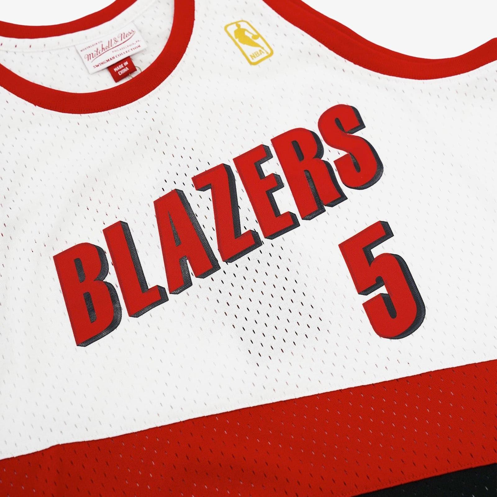 Mitchell And Ness Jerseys Jermaine O'Neal Portland Trail Blazers Mitchell & Ness NBA 96-97 Swingman Jersey - White