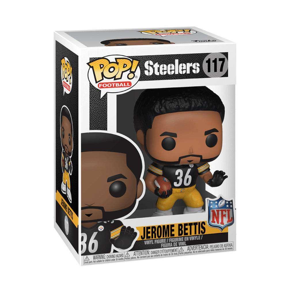 Funko Figures Jerome Bettis Pittsburgh Steelers NFL Legends Funko Pop Vinyl 3.75" Figure - Black