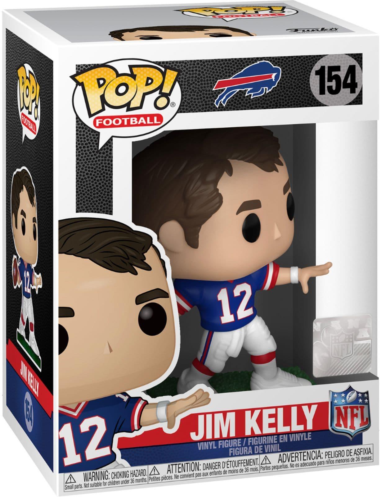 Funko Figures Jim Kelly Buffalo Bills Funko NFL Legends Pop Vinyl 3.75" 154 Figure - Blue
