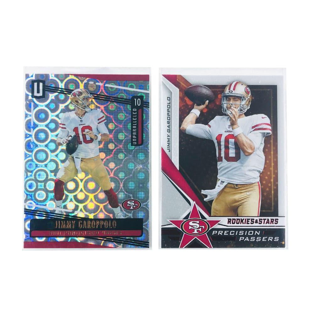 Panini Cards Jimmy Garoppolo San Francisco 49ers 2019 Panini NFL 2 Card Insert Set