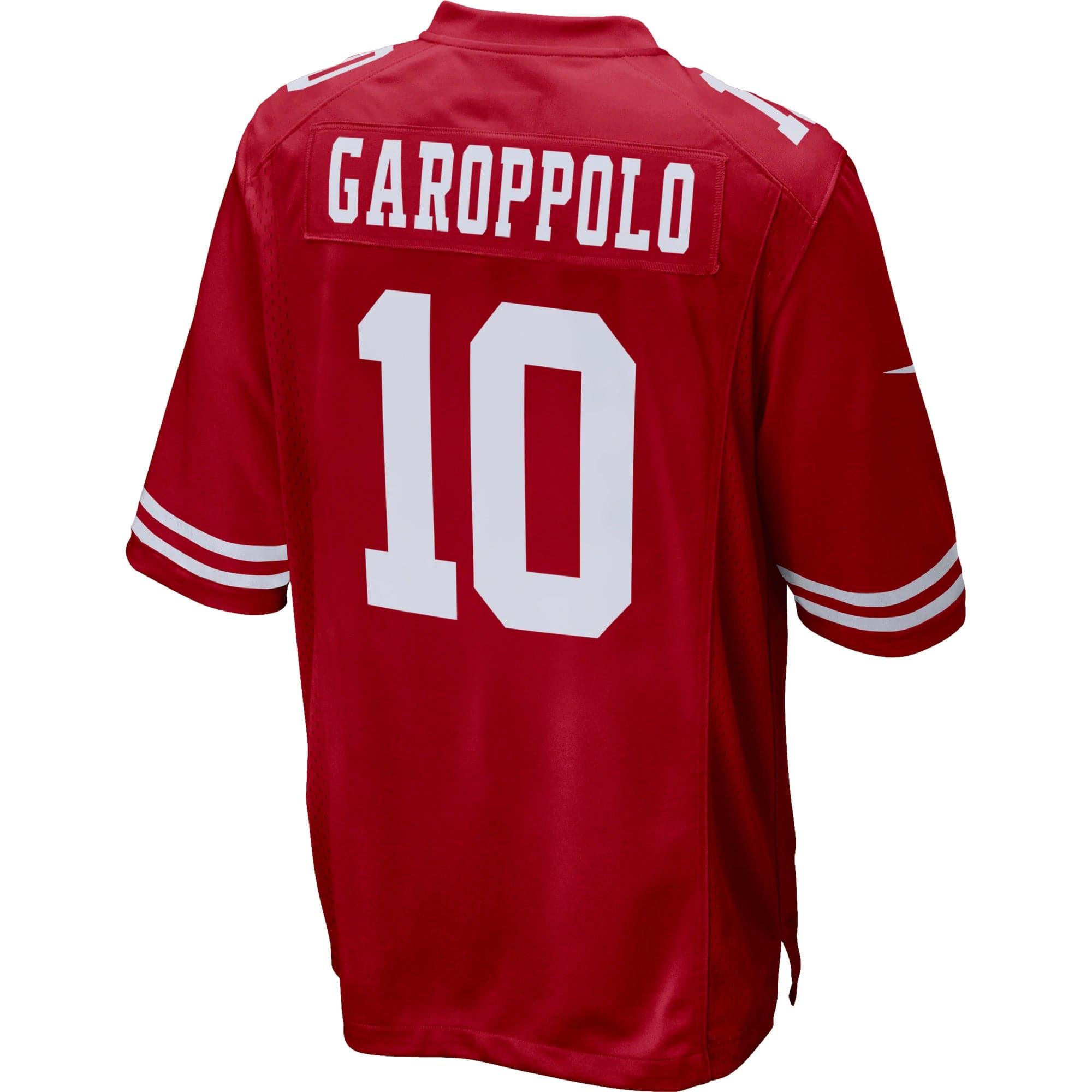 Nike Jerseys Jimmy Garoppolo San Francisco 49ers Nike NFL Game Jersey - Red