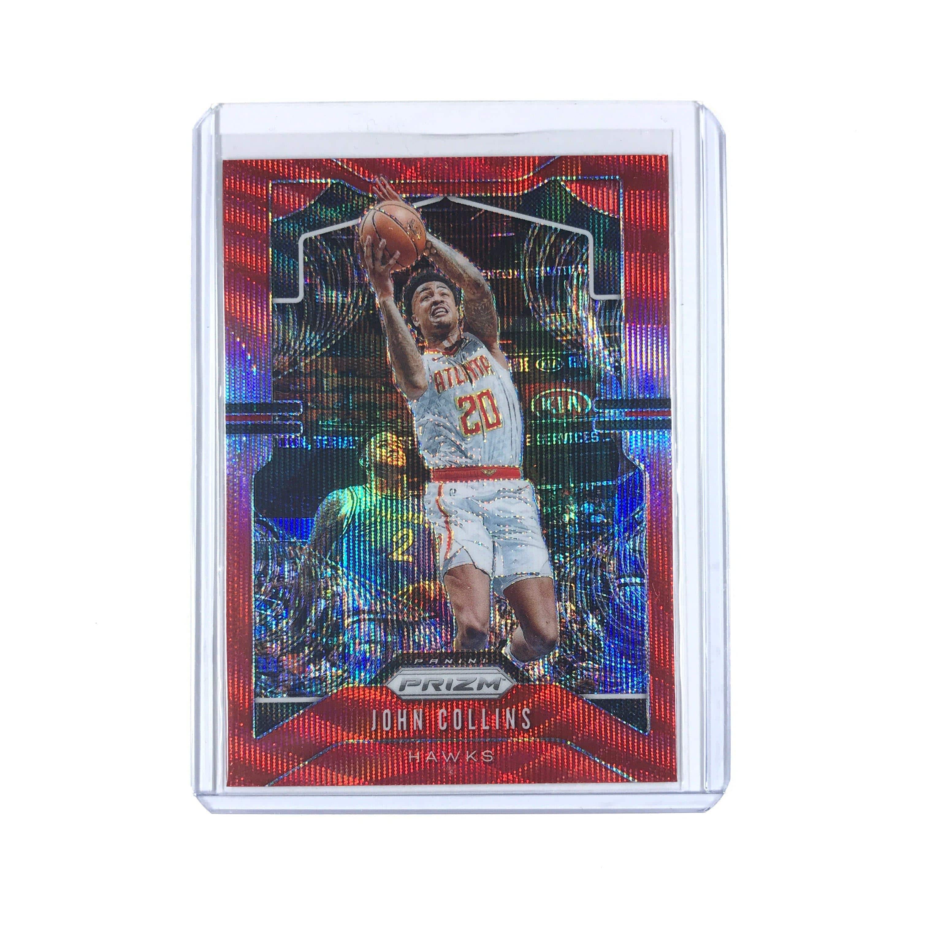 Panini Cards John Collins Atlanta Hawks 2019-20 Panini Prizm NBA Red Wave Card